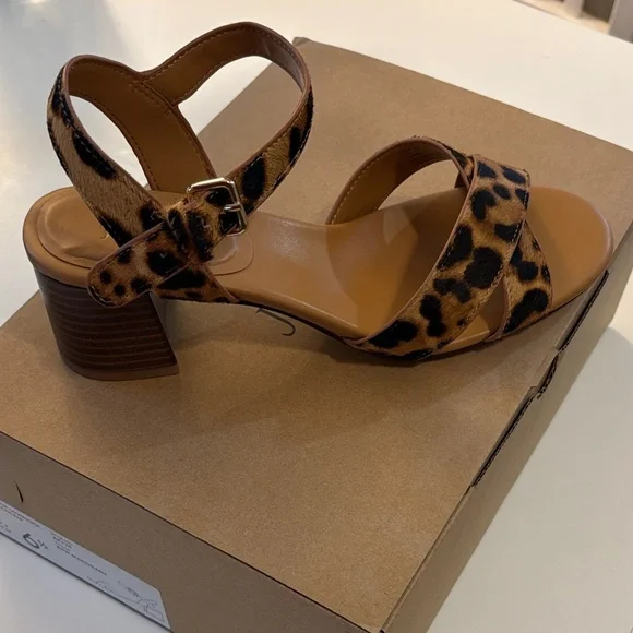 J. Crew Leopard Print Heels - Picture 1 of 4